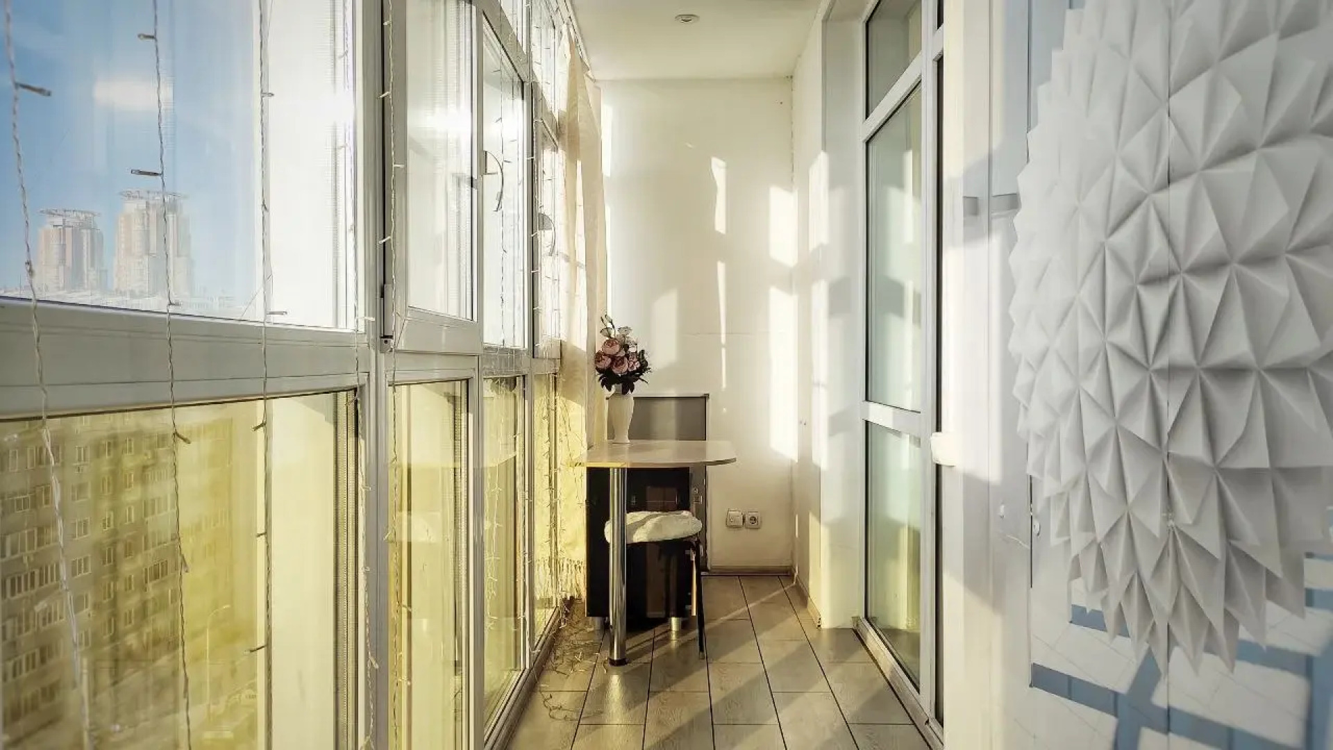 Квартира студия с видом на Амур и город