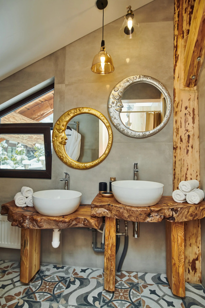 Шале Кедр 760, 5 спален, 12 гостей с бассейном и баней