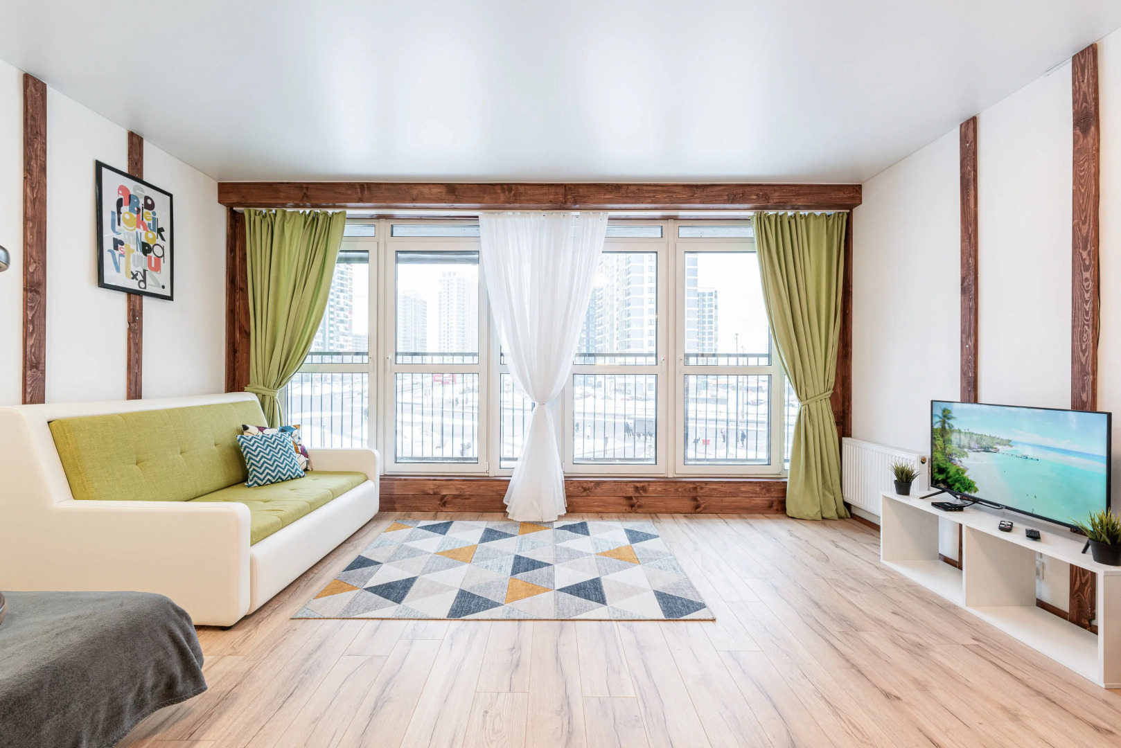 Апартаменты Новые с угловой ванной