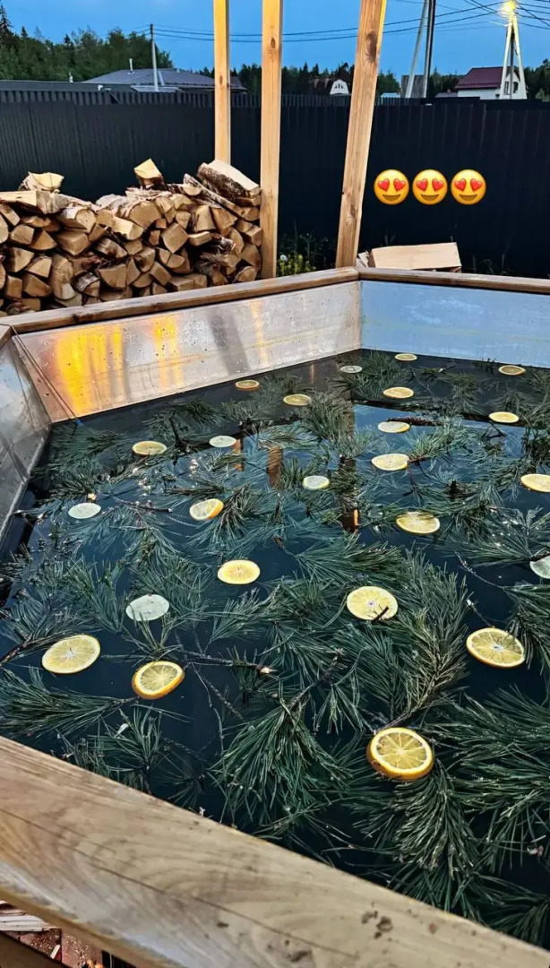 Частный дом с большим сибирским банным чаном