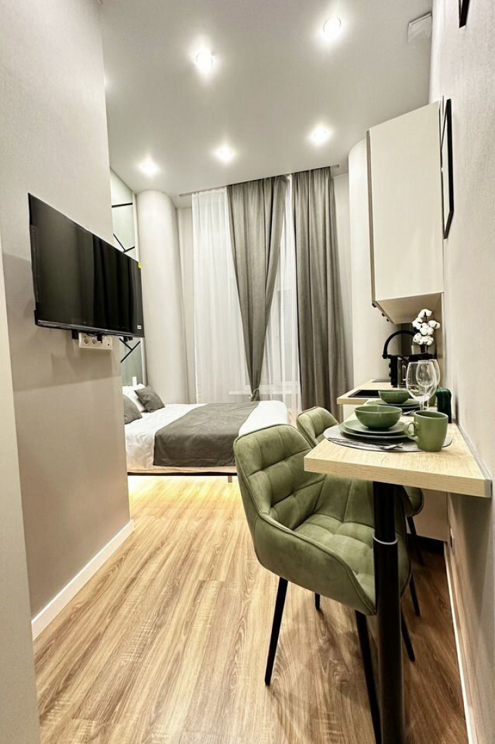 Апартаменты Комфорт+ 2 гостя около Кремля с видом на центр города