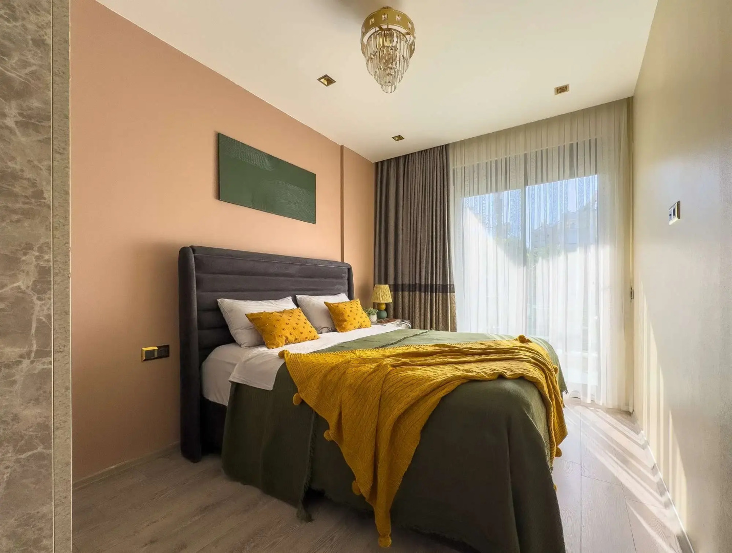 Апартаменты 1+1 Qoople Legend A4 в 100 м от моря