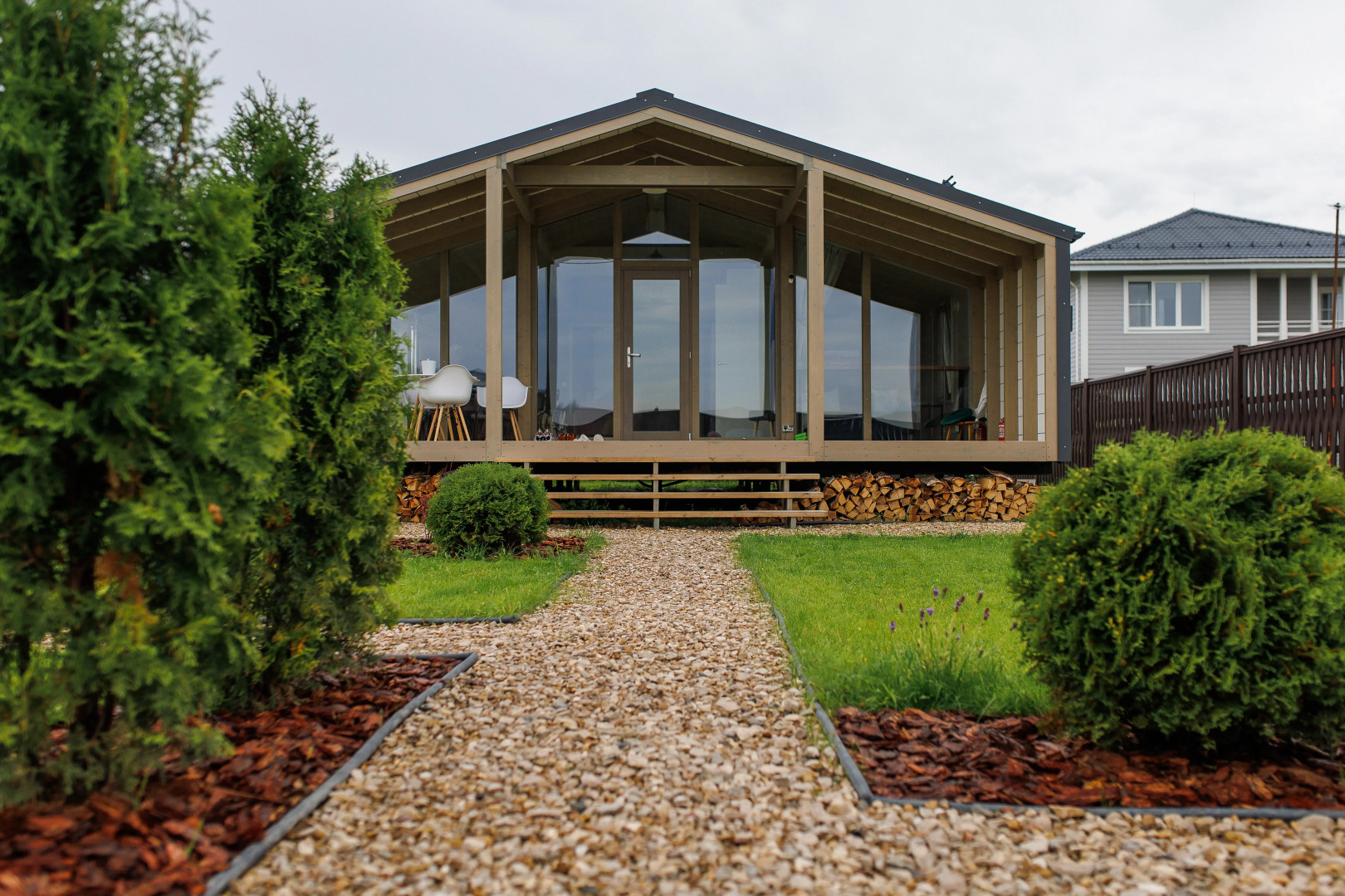 Частный дом с чаном рядом с заповедником