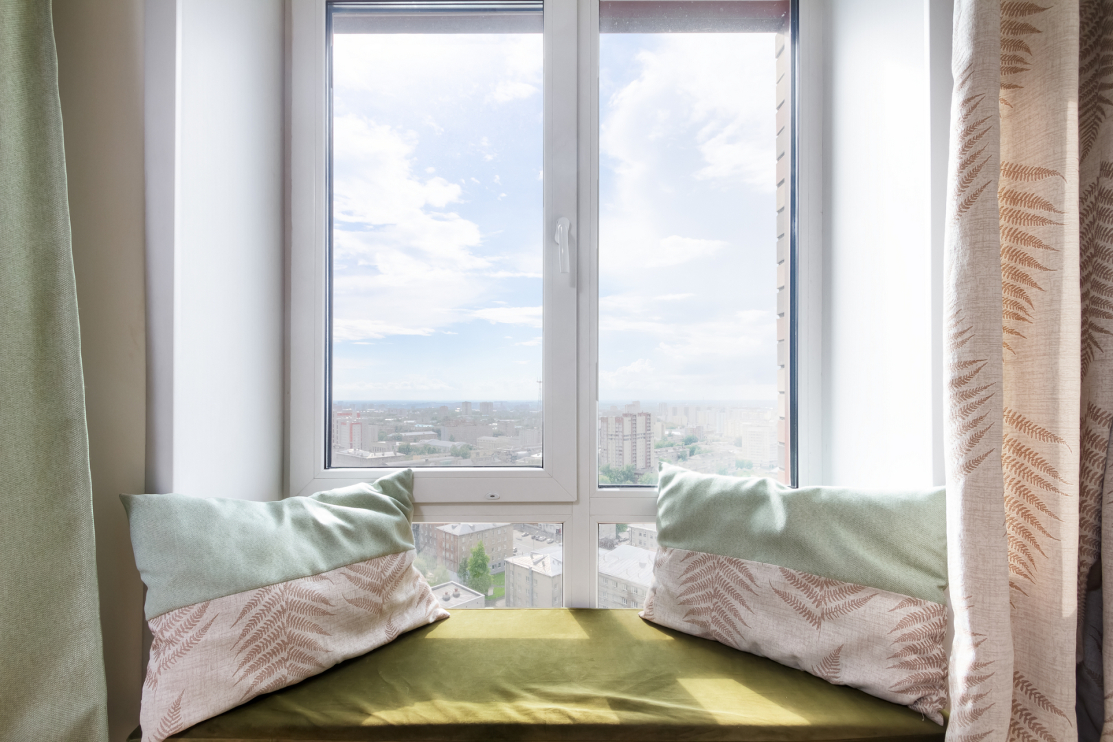 Апартаменты с видом на город с высоты птичьего полёта