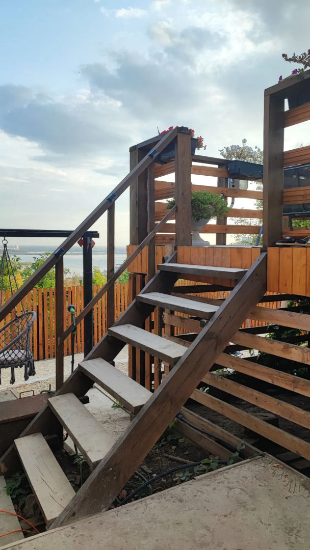 Шале A-Frame с Панорамным Видом на Волгу