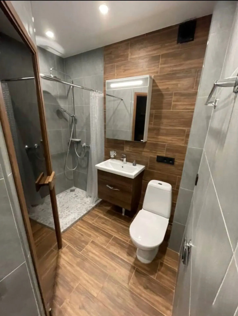 Апартаменты с сауной на озере Красавица