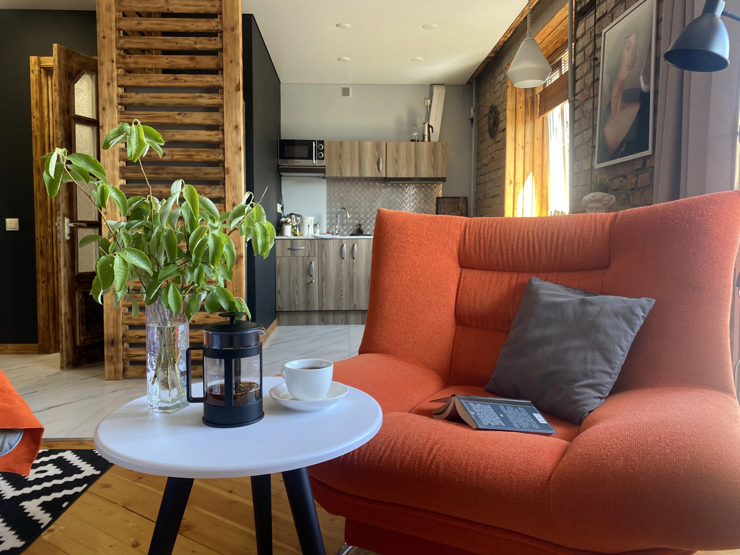 Апартаменты Hygge Karelia в стиле Art Loft