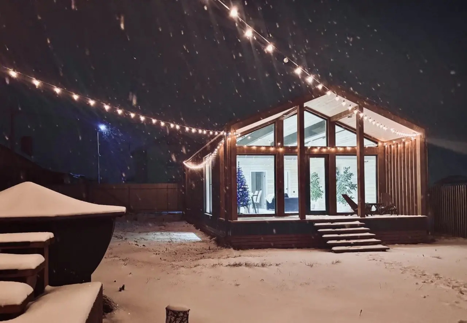 Частный дом Барн-хаус с сауной и чаном