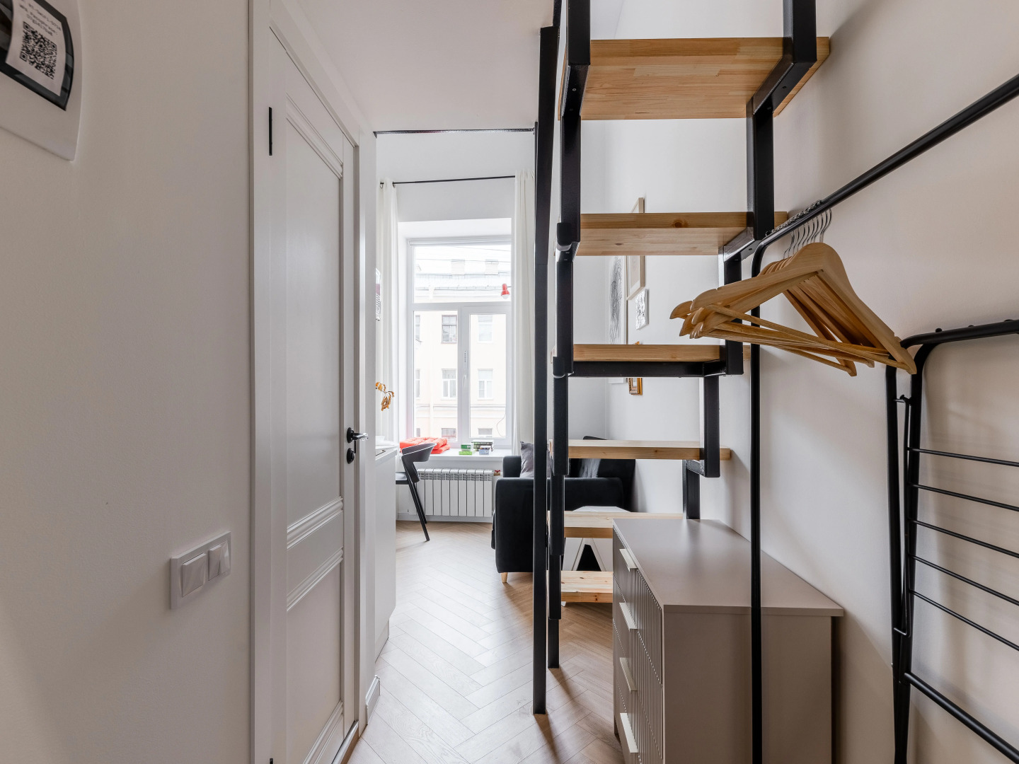 Квартира Уютная студия в центре с окнами в тихий двор