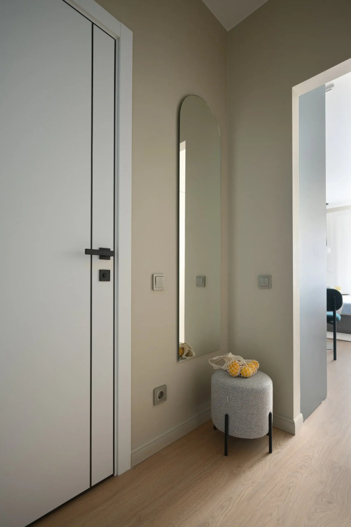 Квартира с бирюзовым настроением