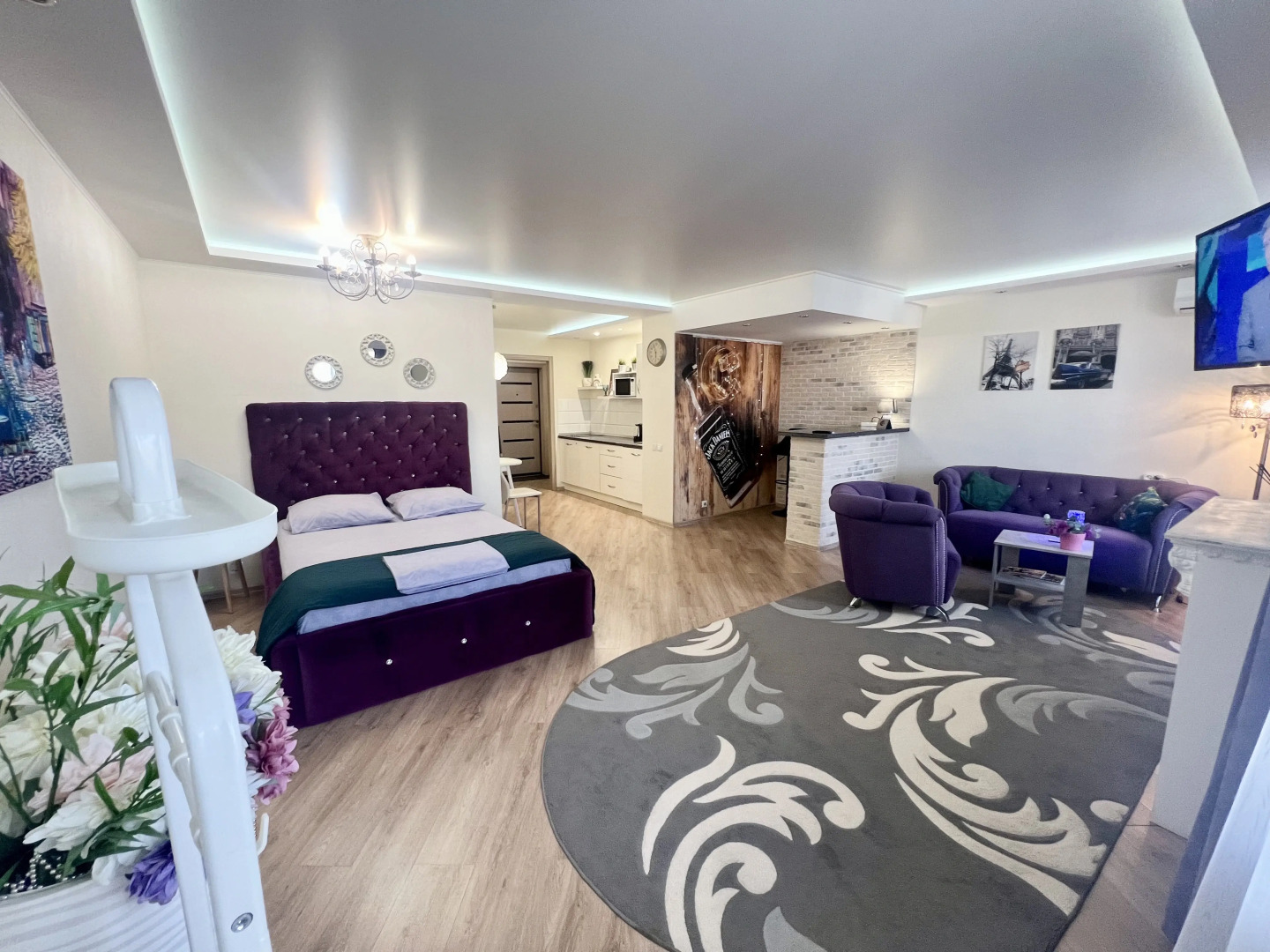 Апартаменты Студия Люкс с Джакузи