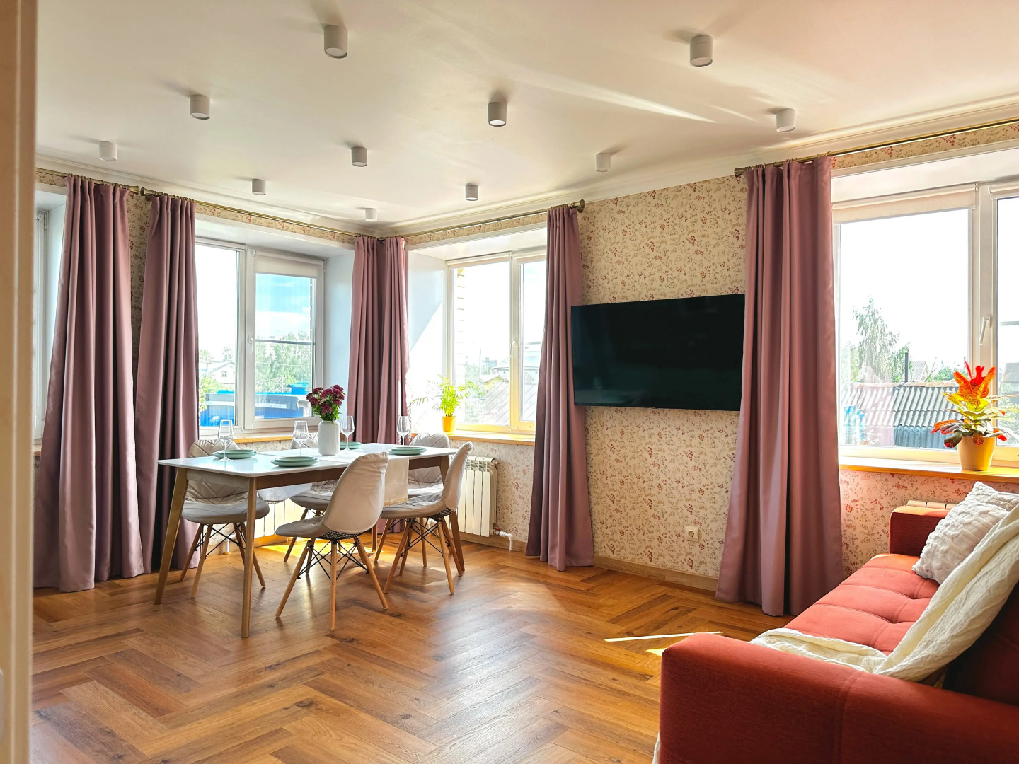 Апартаменты Пента с кухней и бесплатной парковкой