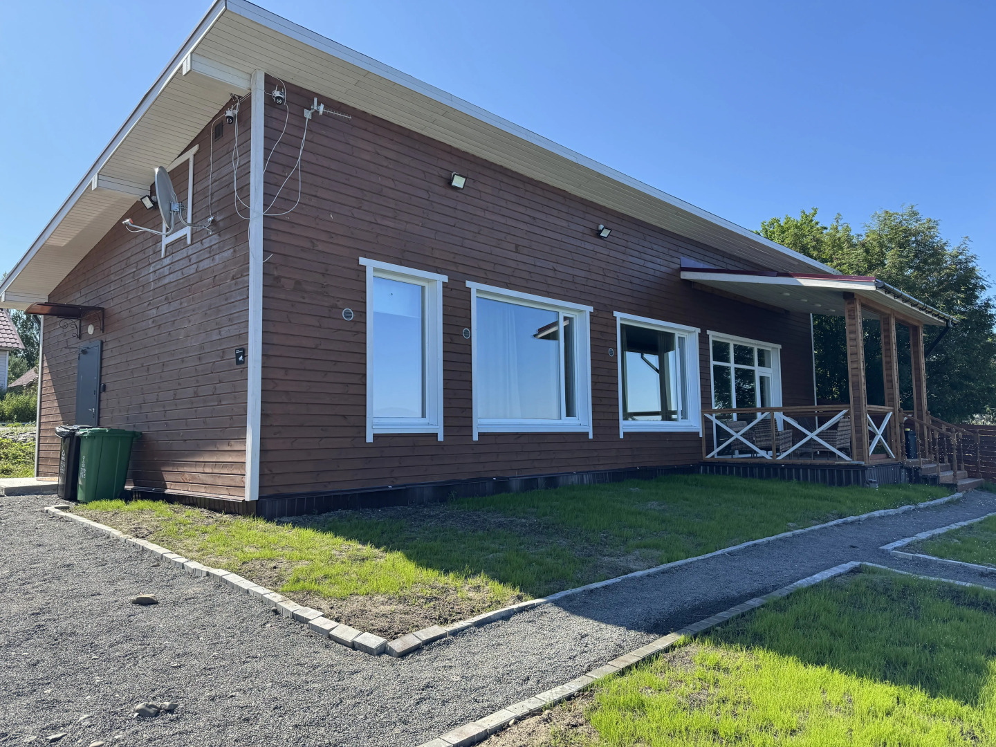 Частный дом у озера Онежская Горка