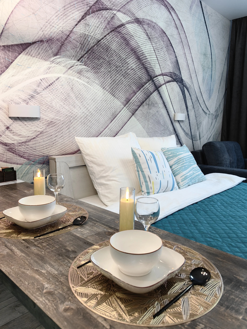 Квартира-студия с видом на горы