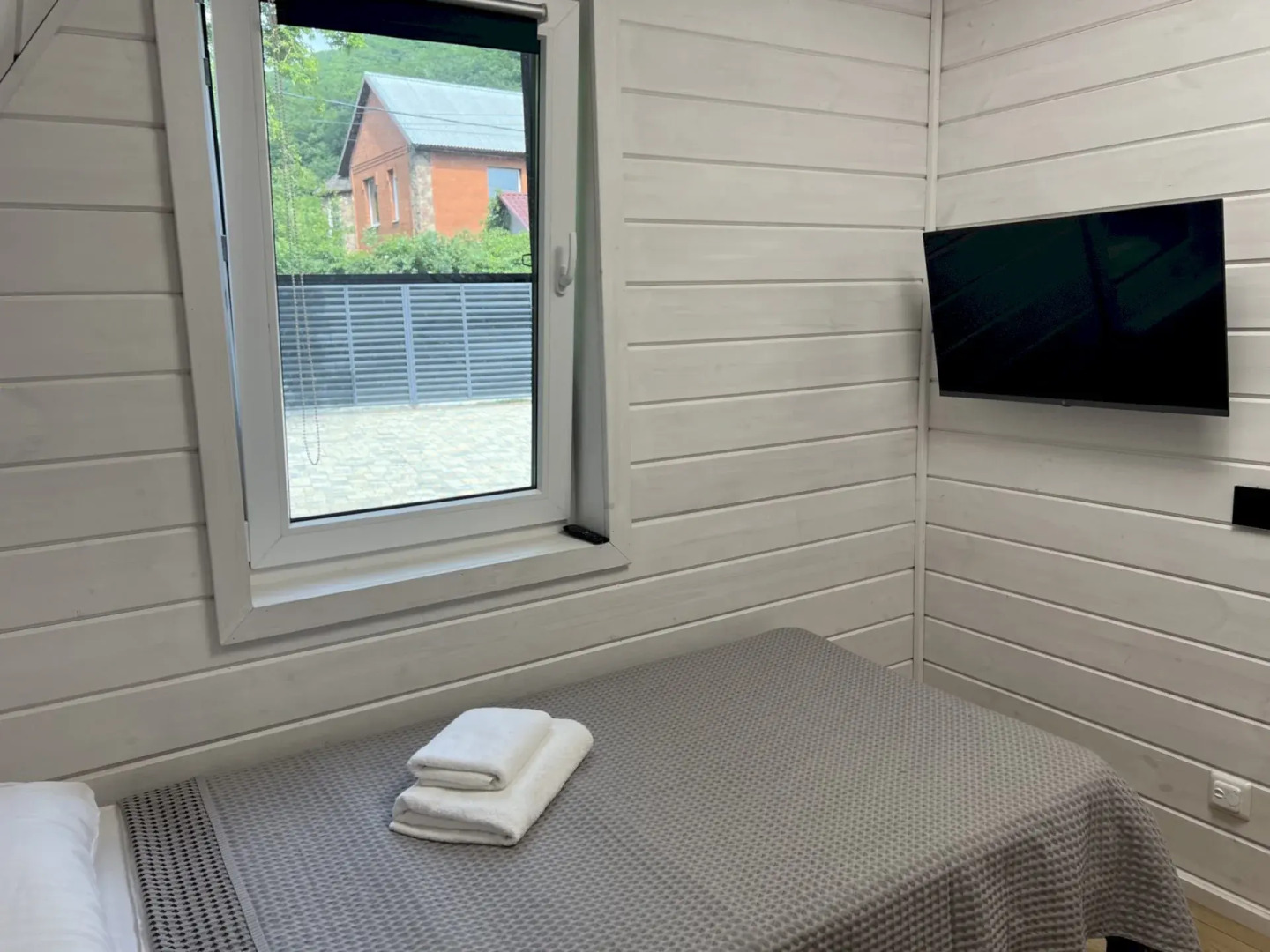 Частный Дом 451 А Фрейм Мята с Тёплым Бассейном и Баней