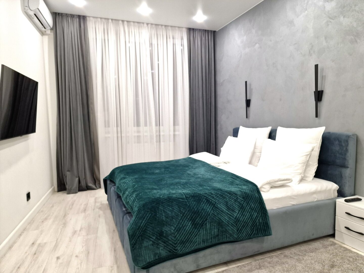 Апартаменты Центр, парковая зона, новый дом, охраняемая парковка, Колибри#24