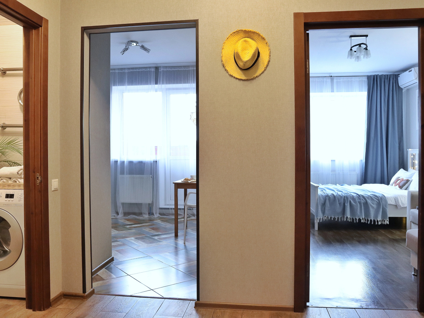 Квартира c кондиционером в стиле сканди