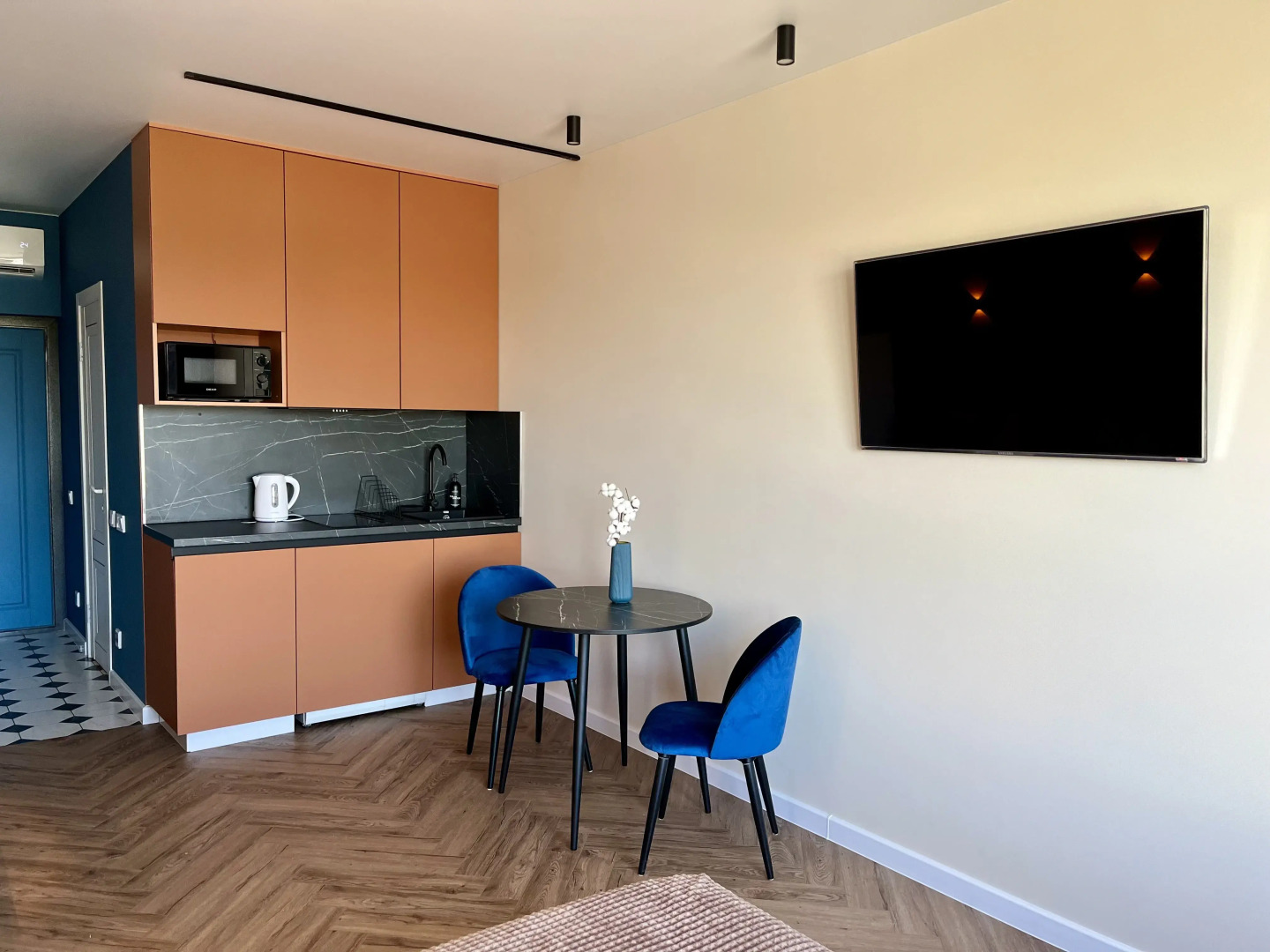 Квартира Студия Друзья с панорамным видом