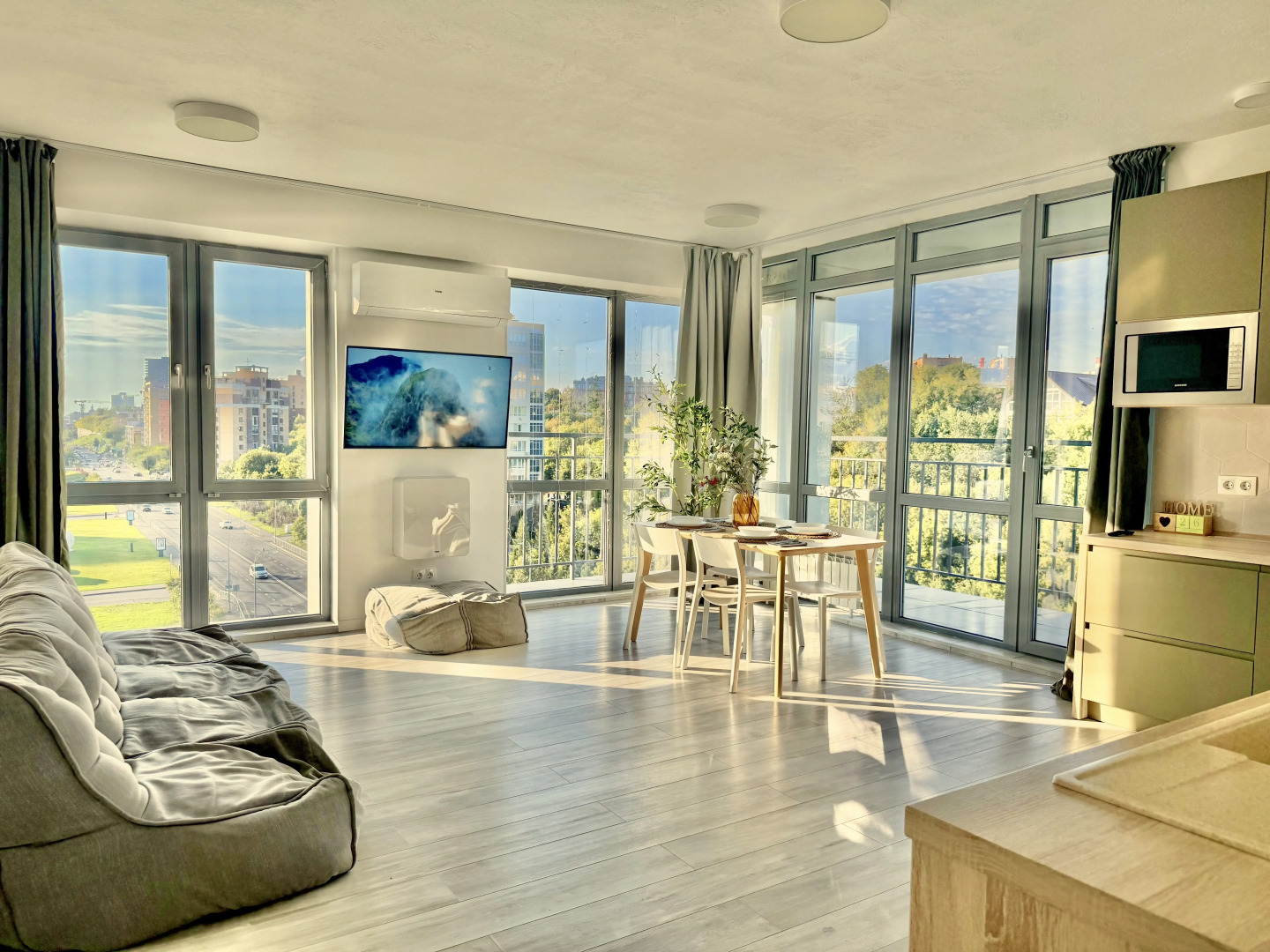 Квартира Видовая евро-4ка Sunvilles в 8 минутах от Кремля