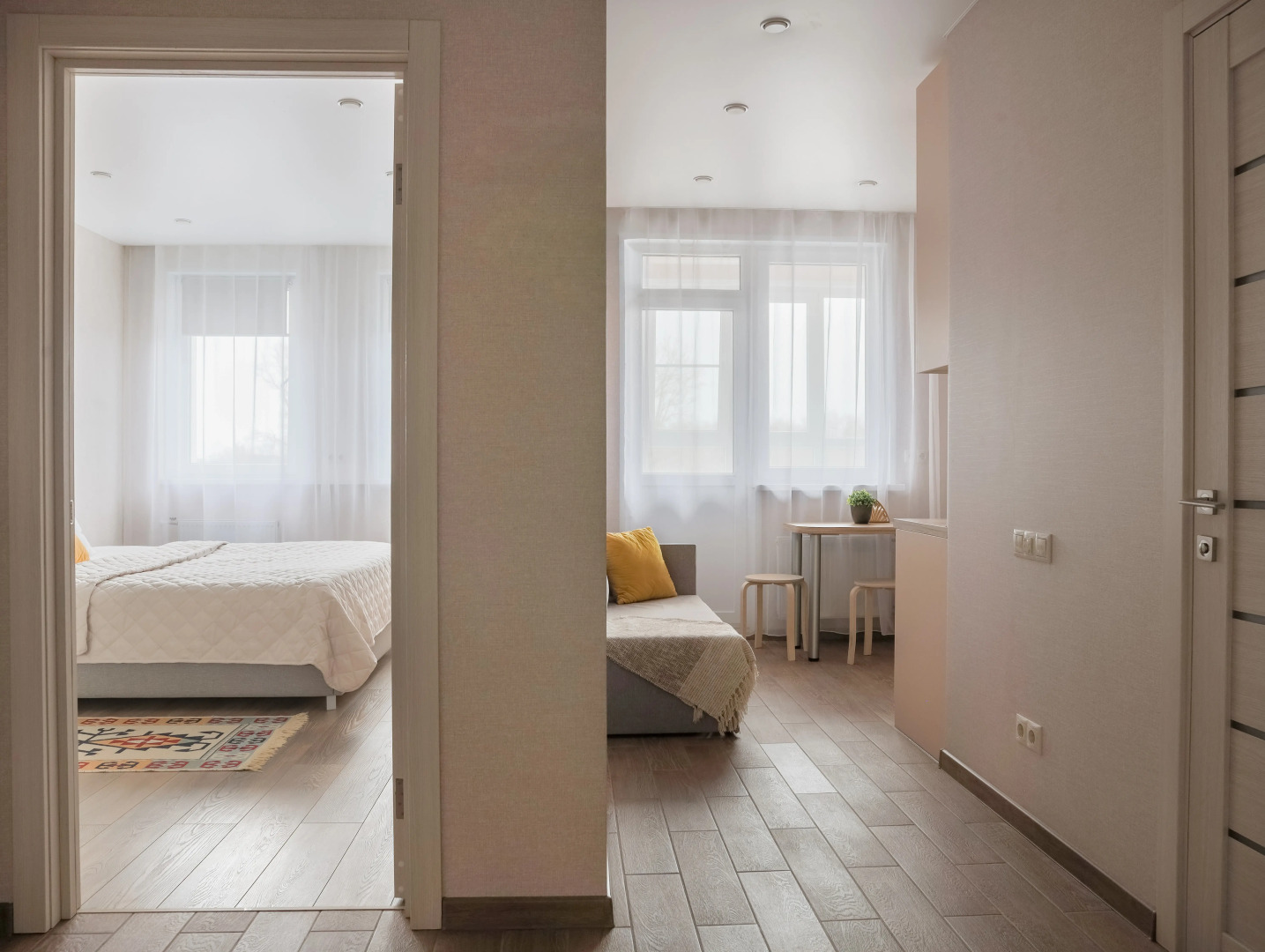 Квартира однокомнатная c видом на озере в центральном парке