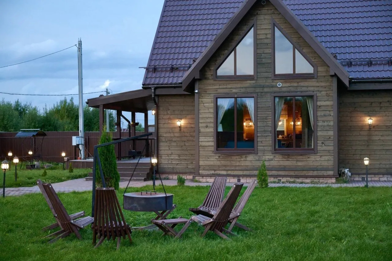 Частный дом с баней