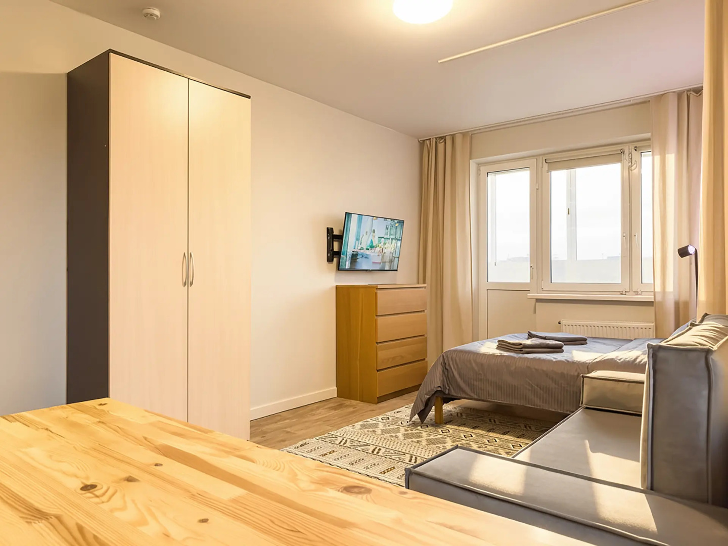 Квартира 1к с видом на озеро