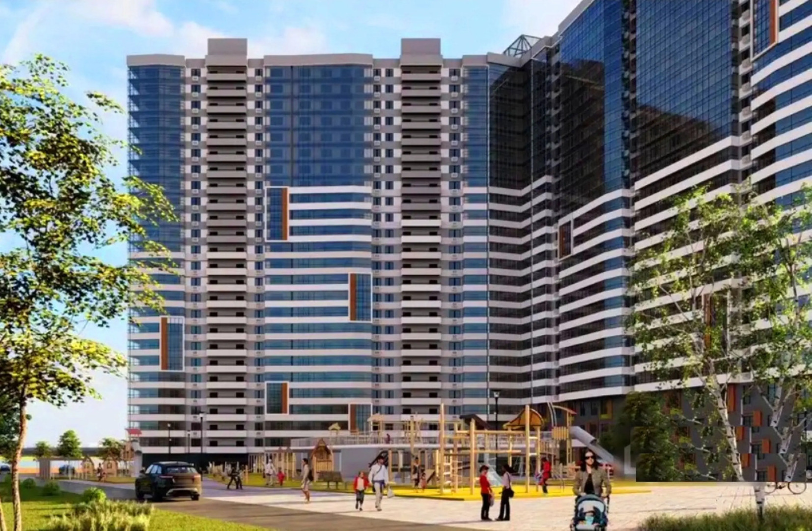 Апартаменты ИннХоум Sky Studio 19 этаж