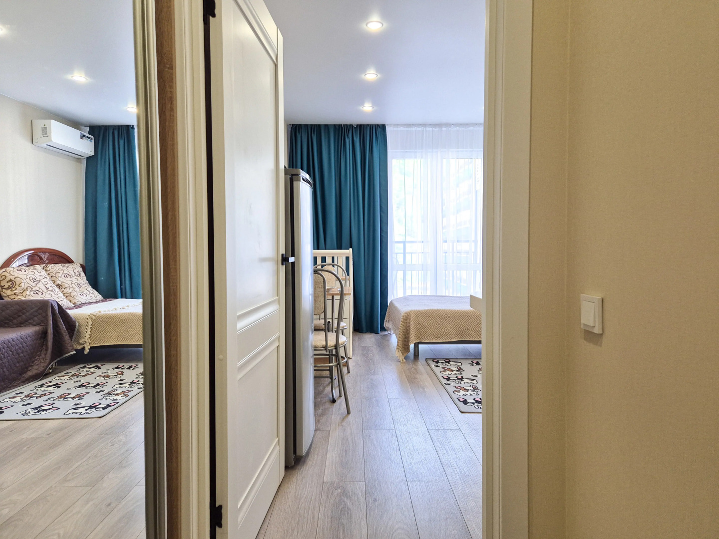 Апартаменты Студия для отдыха с маленьким ребенком