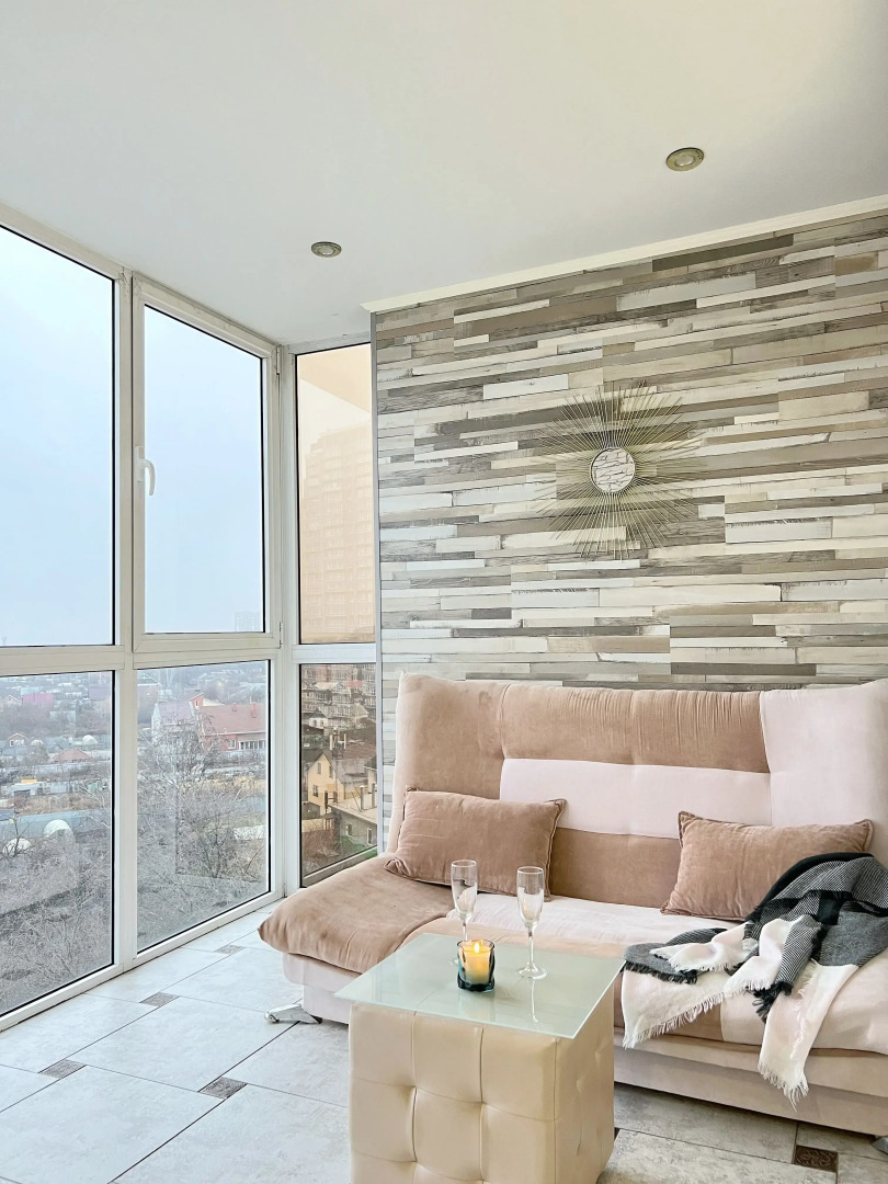 Квартира Роскошная Kravc Group с камином и просторной лоджией