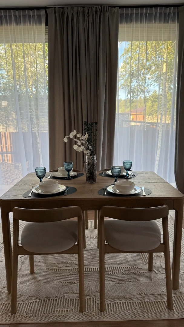 Частный дом Панорамный у реки с сауной, чаном и камином