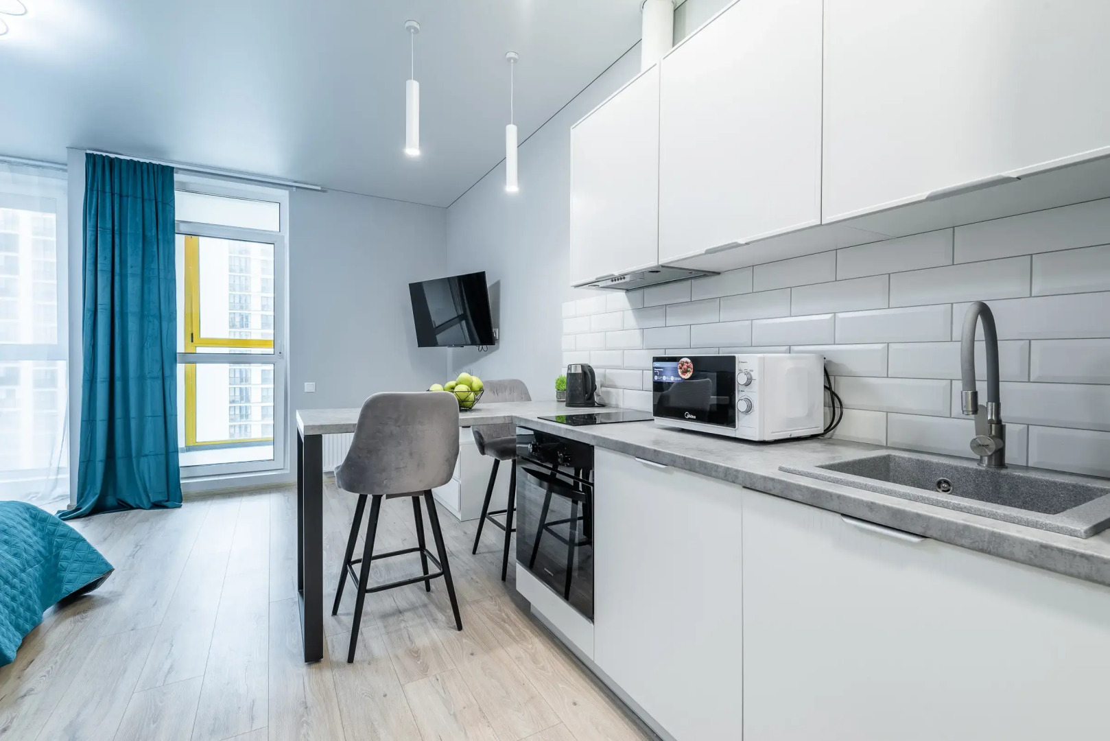 Квартира студия на сутки Минск Мир Быстрое заселение Wi-Fi Подходит для командировок и отдыха