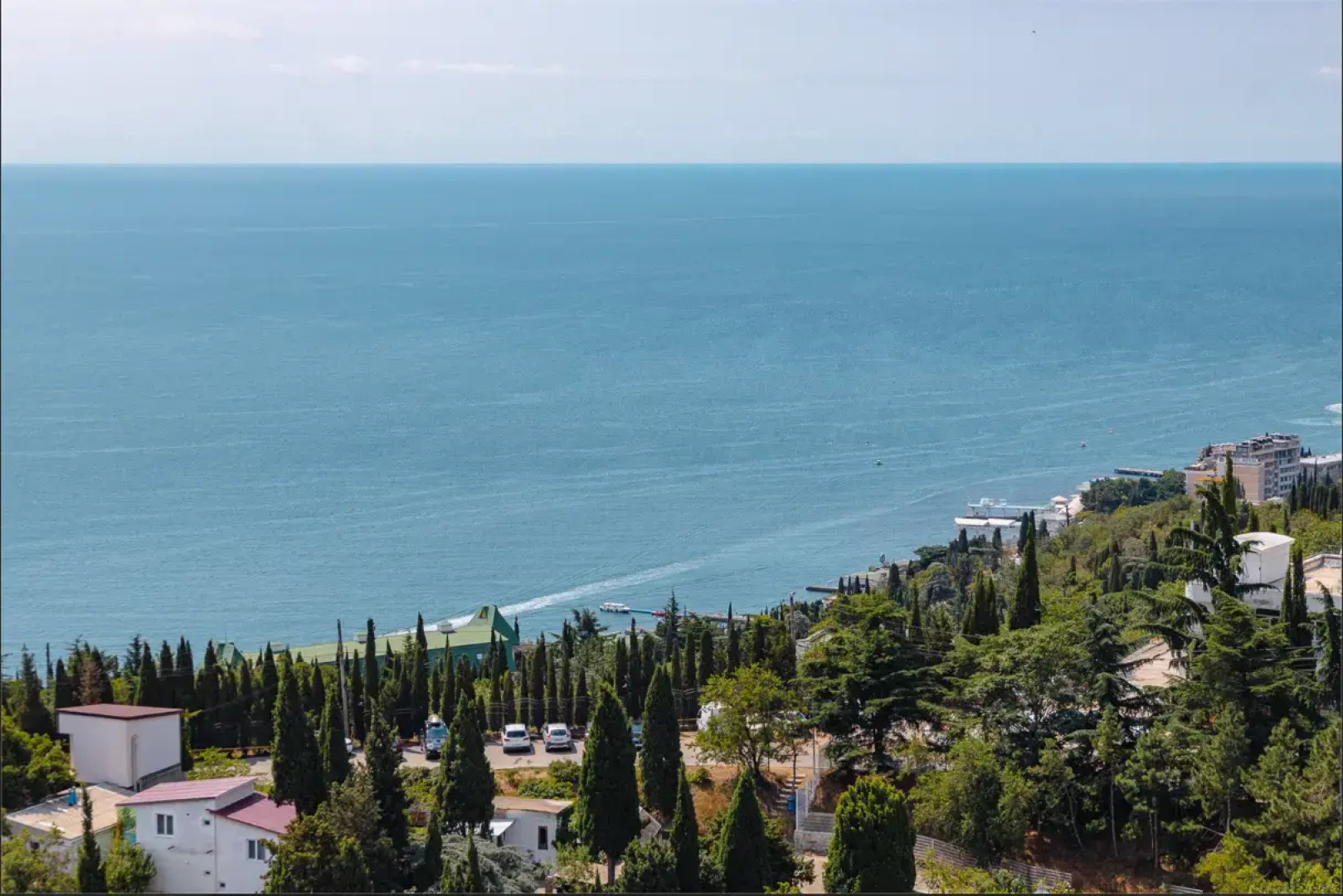 Апартаменты Крымский Рей Студия Blue Blues прямой вид на море