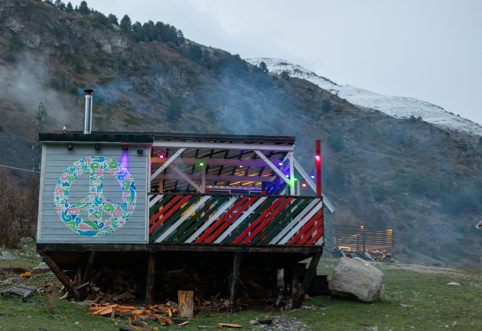 Частный дом Хиппи в Тегенекли