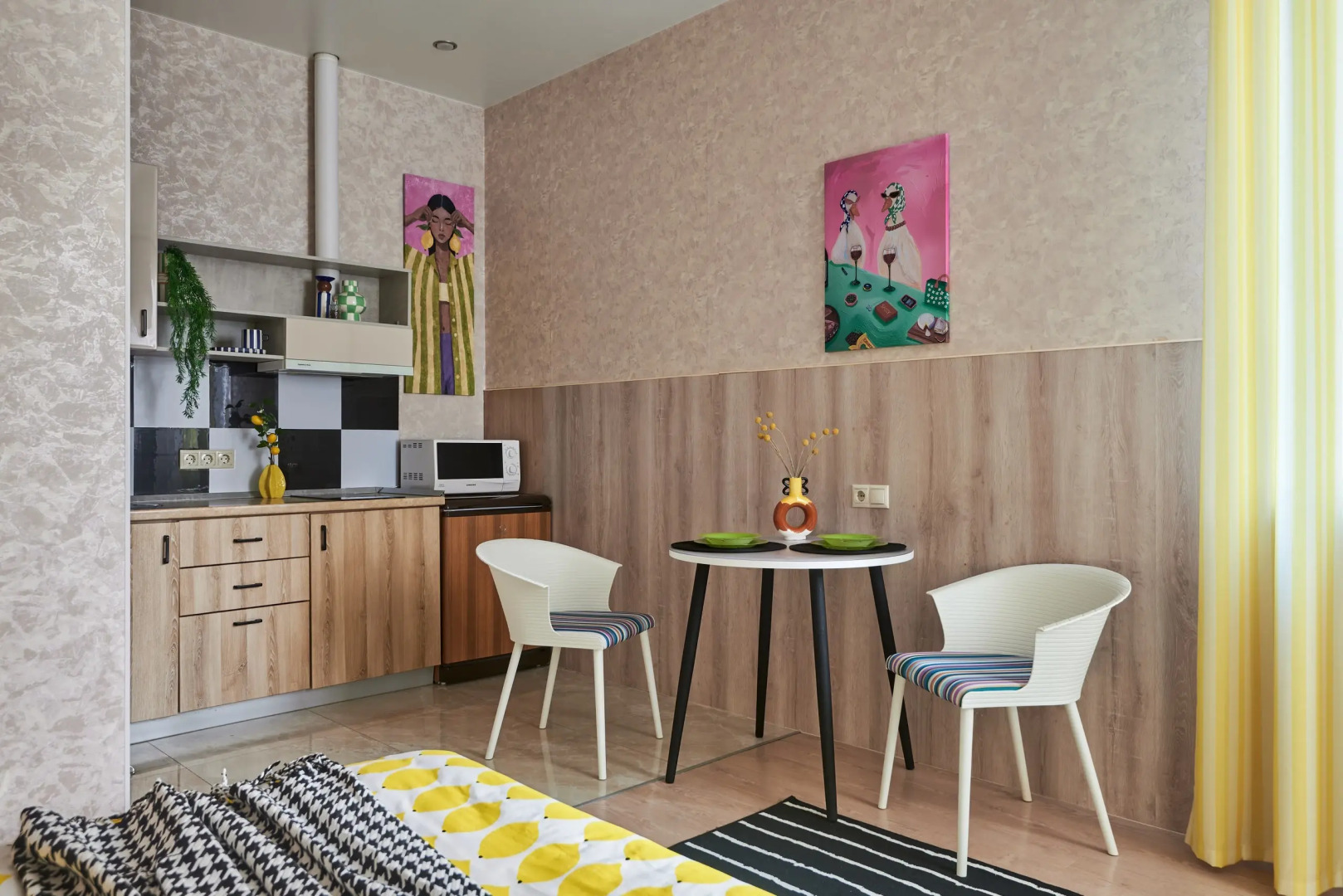 Квартира Студия Лимонный Вайб в Центре Сочи