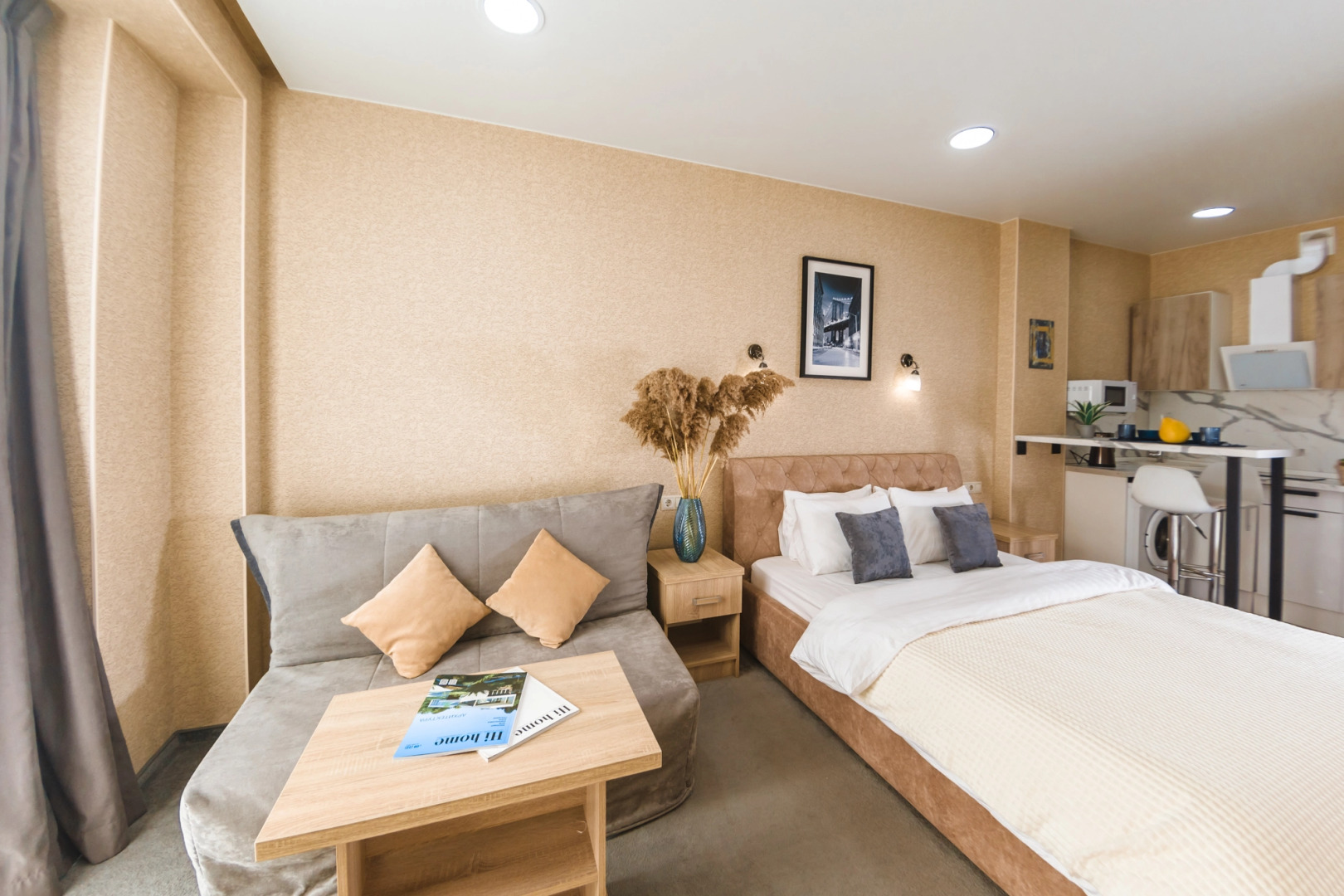 Апартаменты Премиум Студия Голубые Дали 9 B-Flats