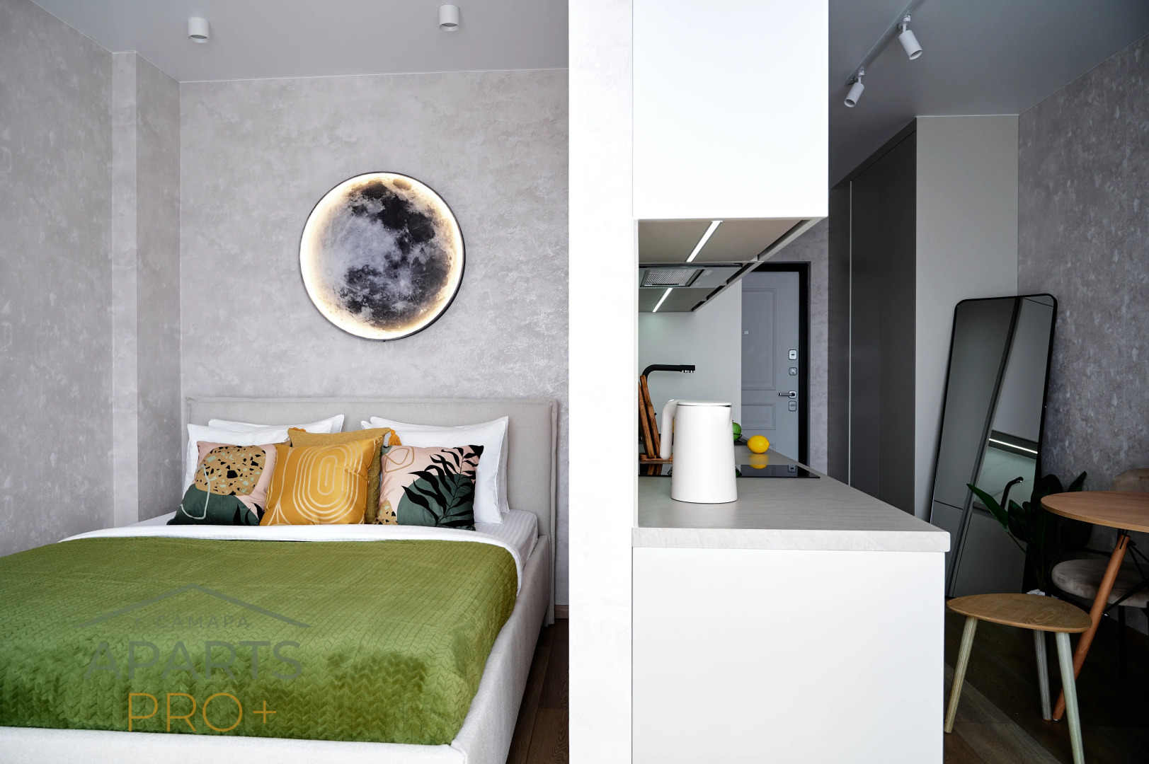 Квартира Aparts Pro Стильная видовая студия в ЖК Паново Парк на 17 этаже