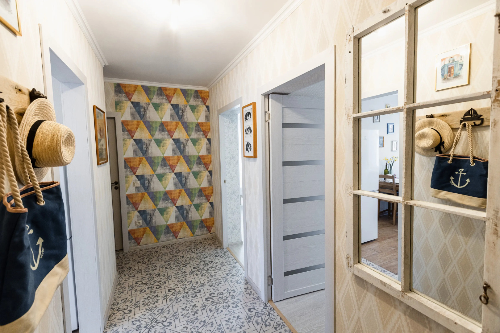 Апартаменты на пешеходной улице с 2-мя спальнями