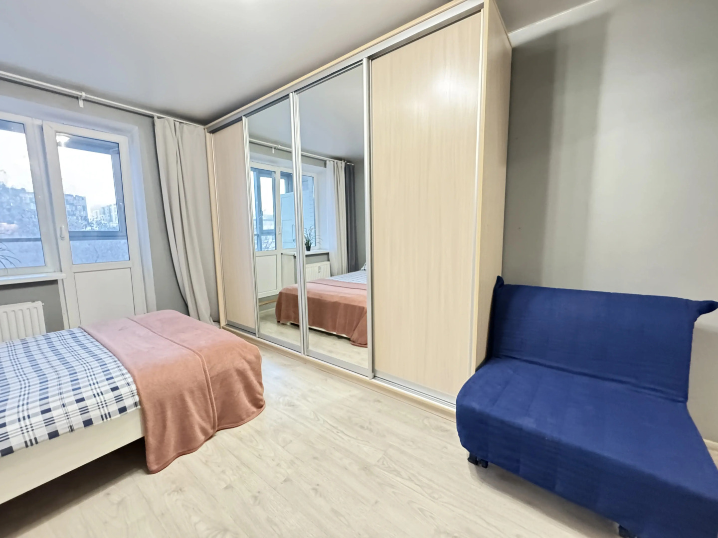 Апартаменты Комфорт с Балконом Lesnaya