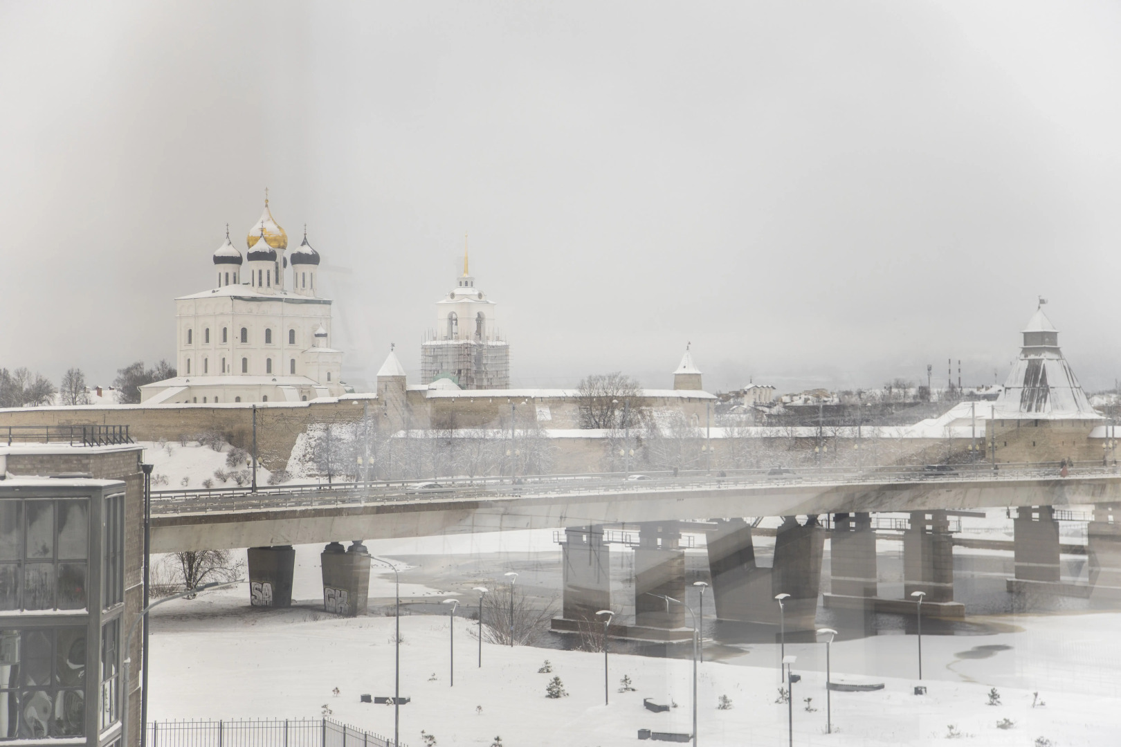 Апартаменты с видом на Кремль в Пскове