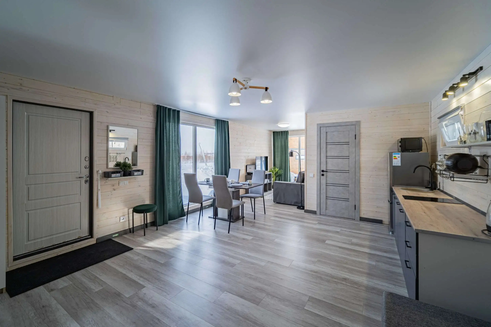 Частный дом Волна для компании до 8 человек в деревне Ключи