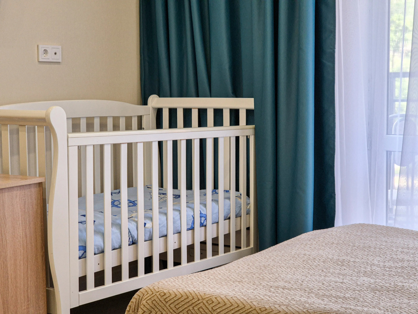 Апартаменты Студия для отдыха с маленьким ребенком