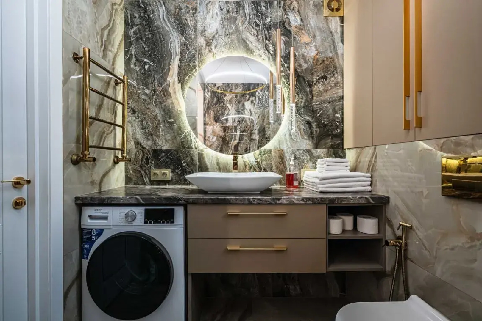 Апартаменты Crown39 - Strela - 2к №106: 71 м2, 2 этаж из 13