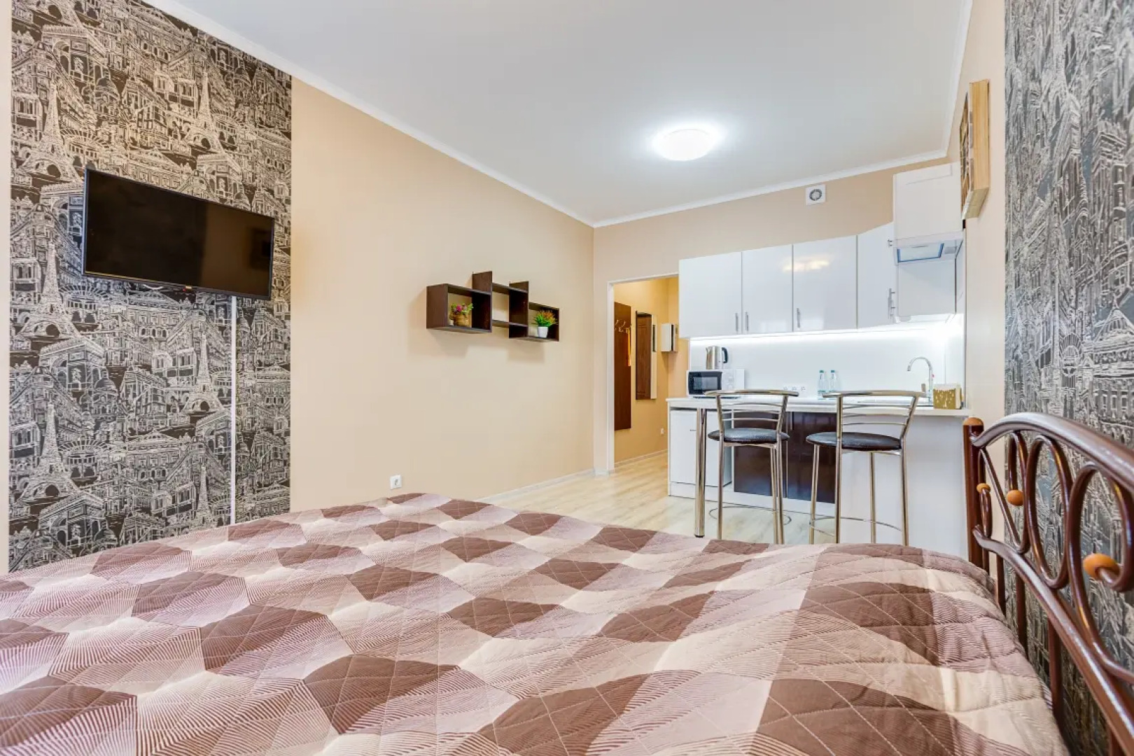 Апартаменты Никольские Коричневая Студия