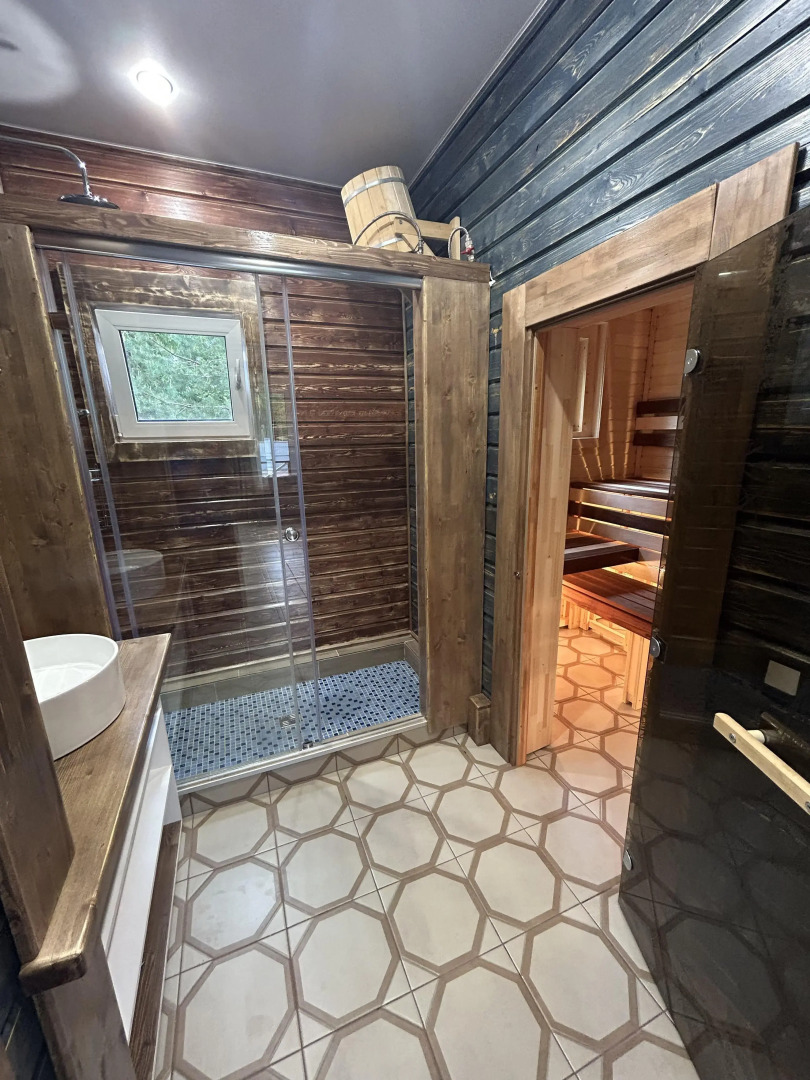 Частный дом Брусничный Коттедж с сауной