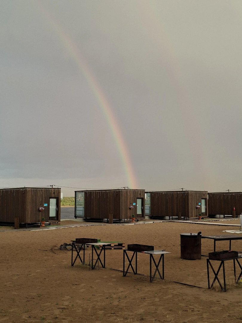 Глэмпинг Солнце, воздух и вода