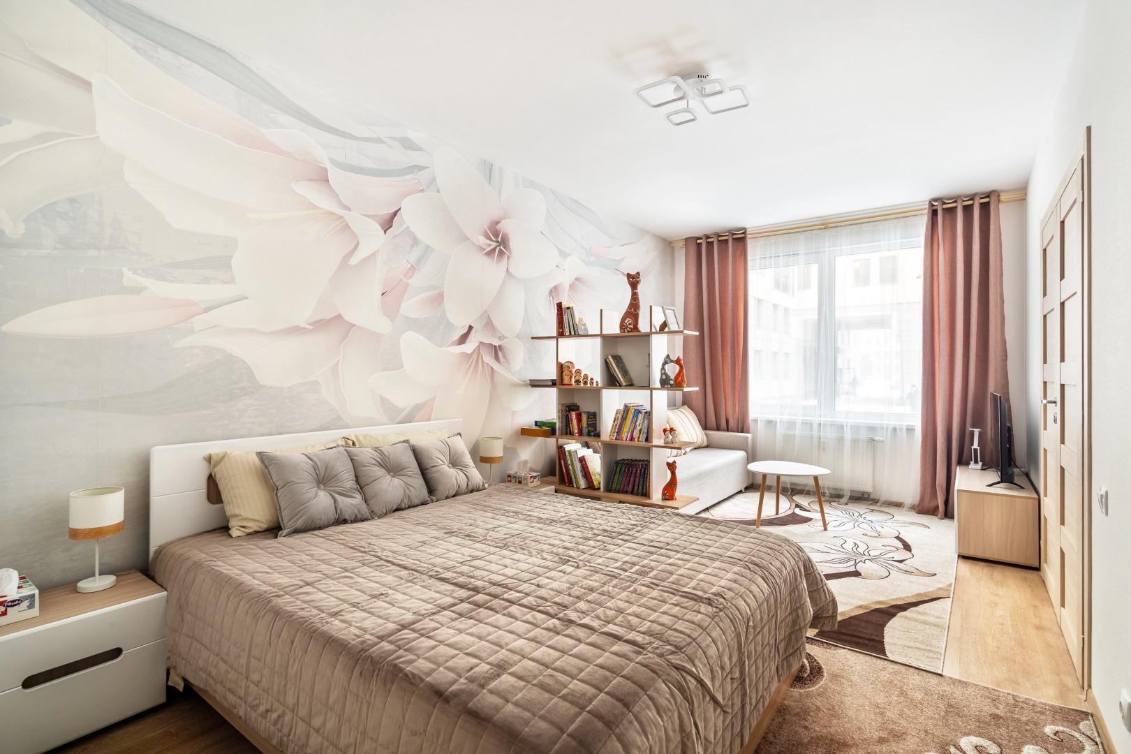 Апартаменты GLOBALSTAY. Уникальная 3-комн кв с Купе Поезда на ВО в доме Бизнес Класса ЖК Палацио