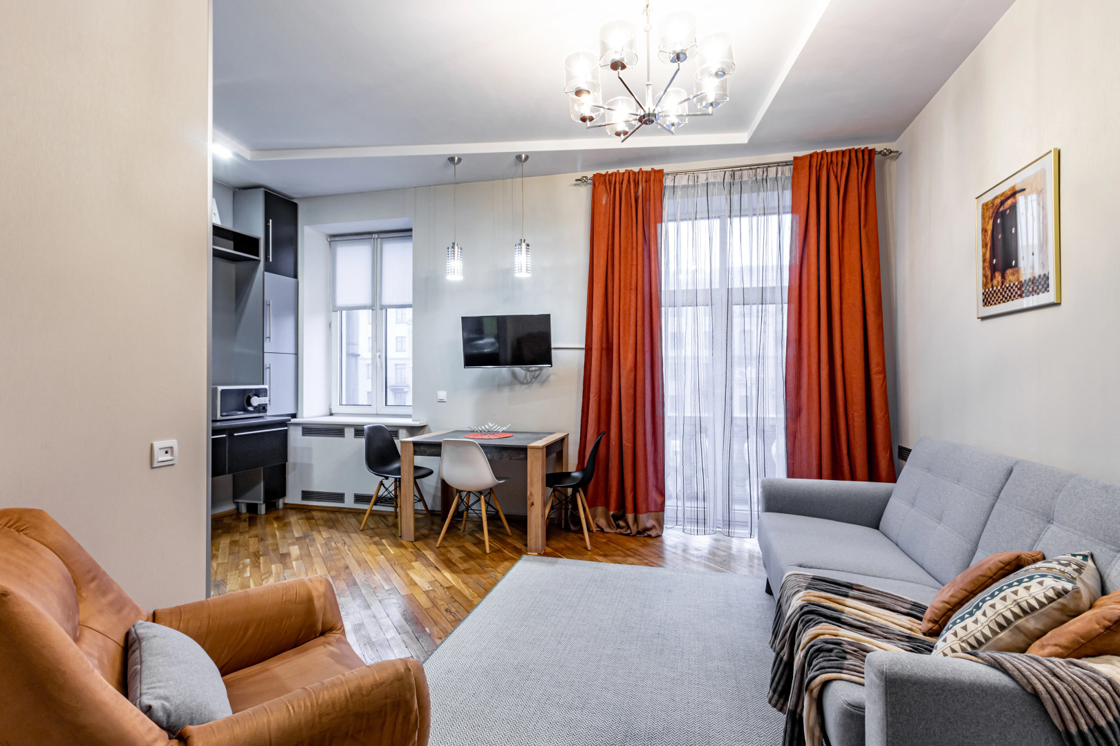 Апартаменты Nice apartment near Victory Square metro station