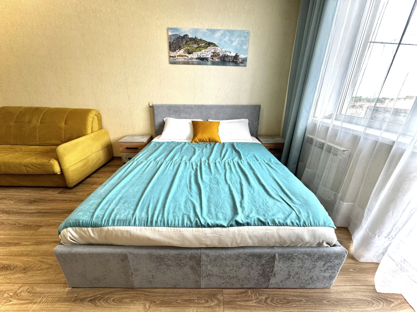 Апартаменты Лазурь с обширным видом на город