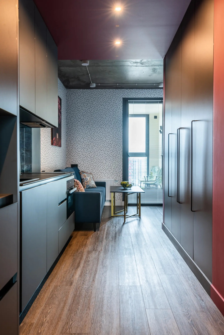 Квартира студия на сутки Минск Мир Современная техника Высокий этаж Парковка Wi-Fi