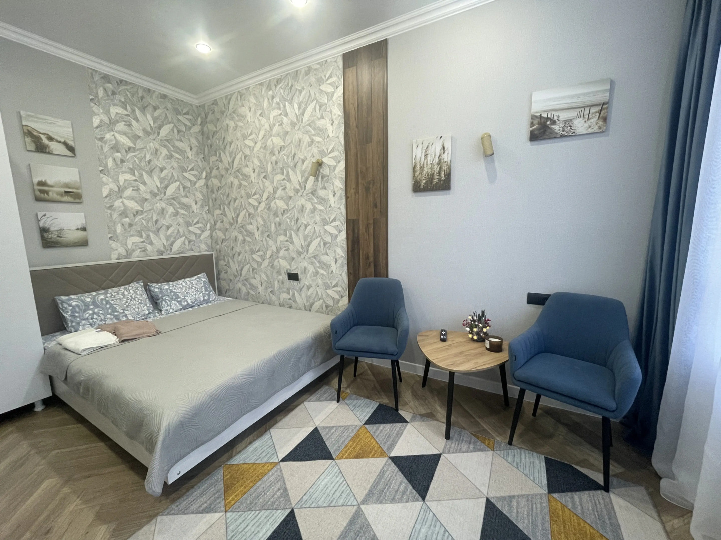 Квартира Однокомнатная с кухней-гостиной и прекрасным видом на гору Машук